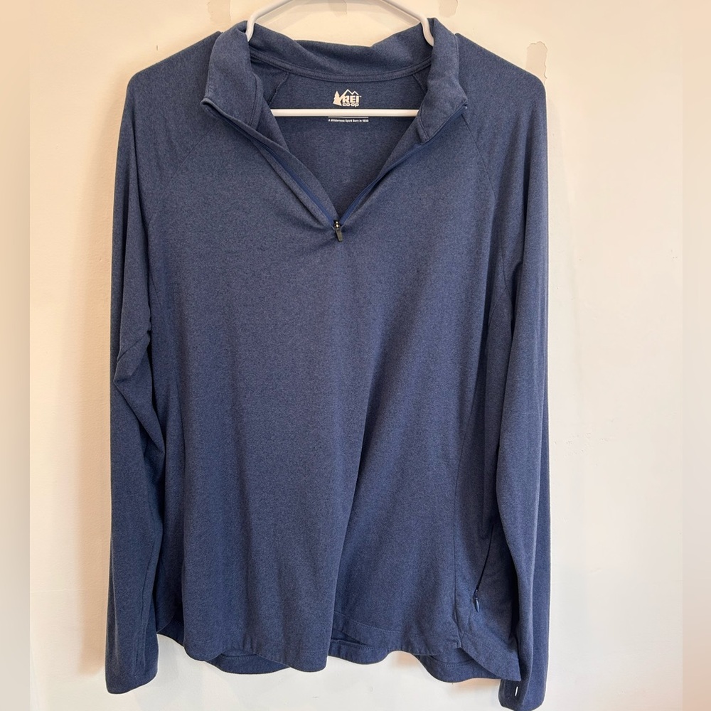 REI Women’s Zip-Up Shirt in Navy
